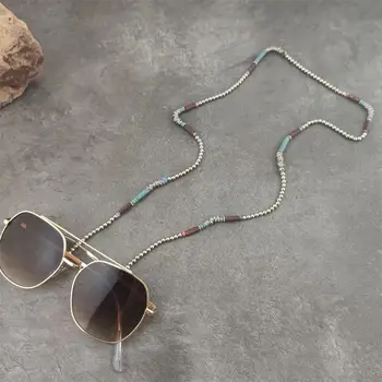 Boho Argint Margele Lanț ochelari de Soare Lanțuri Femei Ochelari de Citit Cablul de Titular Curea de Gât Frânghie pentru Accesorii Ochelari
