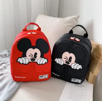 De Vânzare la cald grădiniță sac de școală copilul de desene animate Mickey copii rucsac băiat drăguț rucsac pentru 3-6 ani fata de geanta