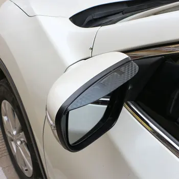 Xburstcar Fibra de Carbon Oglinda retrovizoare Acoperi Rain Shield Vizieră Autocolant Pentru Nissan X-trail XTrail T32 Pentru Qashqai J11 Murano