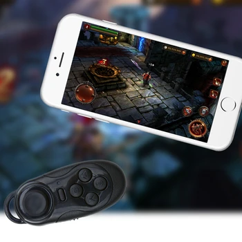 Wireless Bluetooth de la Distanță Controler Gamepad Mouse-ul Pentru Ipad Samsung Pentru Iphone Android/iOS, Tableta, Telefon, PC Camera Selfie de Declansare