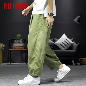 RUIHUO Glezna-Lungime Mens Pantaloni Streetwear Pantaloni Harem de Bărbați Haine de Jogging Barbati Pantaloni Harajuku Pantaloni M-5XL 2020 Toamna anului Nou