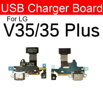 Incarcator USB Port de Încărcare Dock Microfon Conectorul de pe Placa Flex Cablu Pentru LG V35 / V35 ThinQ / V35, Plus piese de schimb