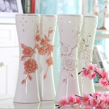 Europene Crizantema Vase De Ceramică Articole De Mobilier La Modă Camera De Zi De Decorare Acasă Aranjament De Flori R1928
