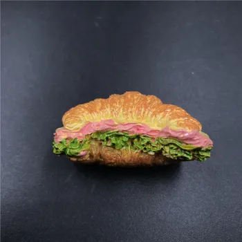 3D Creative Rășină Artificială Alimente Meserii Loc la Beijing Friptură de Rață Pizza Hot Dog Pâine Hamburger Rășină Magnet de Frigider