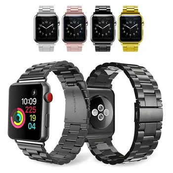 New Sosire Solide din Oțel Inoxidabil, Benzi Metalice Apple Watchband pentru iWatch 1/2/3/4/5/6 Apple iPhone Trupa Ceas 38mm 42mm