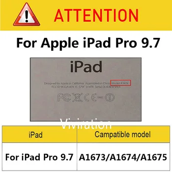 Noua din Piele Magnetice Caz Pentru Apple iPad Pro 9.7 Inch Model:A1673/A1674/A1675 Smart Stand Coperta Vogue Blue Mens Coajă de Protecție
