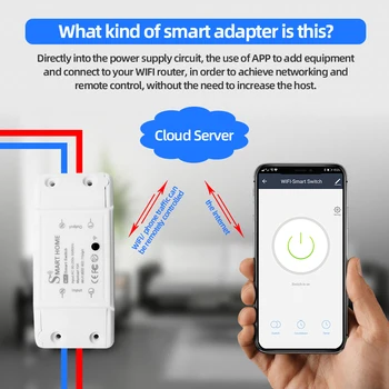 Smart Home Casa Wireless Wifi Remote Switch Întrerupător Domotic Lumină LED-uri Controler Modul Alexa Google Acasa Smartlife eWelink APP
