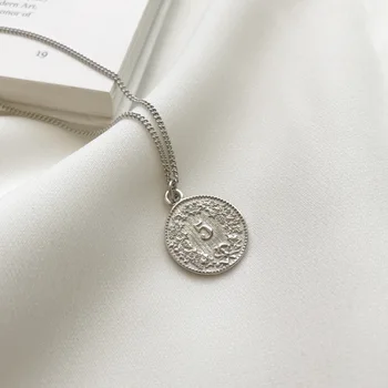 Kindey Real Pură, Nouă de Argint de Culoare Moneda Coliere Pandantive pentru Femei Bijuterii de Nunta Kolye Collares