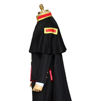 Anime Jibaku Shounen Hanako kun Yugi Amane Cosplay Costum de Toaletă legat Hanako kun Mantie Neagră Set Complet Uniformă Peruca Pălărie