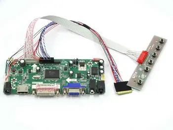 Yqwsyxl Control Board Monitor Kit pentru LP140WH2(TL)(A2) LP140WH2-TLA2 HDMI+DVI+VGA LCD ecran cu LED-uri Controler de Bord Driver