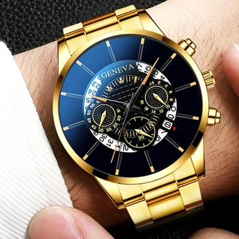 Moda Barbati din Oțel Inoxidabil Ceas de Lux Calendar Ceasuri Quartz Profesional Casual Bărbați Ceas de Ceas Relogio Masculino 2020