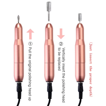 Profesionale USB Electric Unghii Mașină de Găurit Kit Pen Instrumente Pedichiura Manichiura Scoaterea Unghiilor Lustruit Art Set de Echipamente