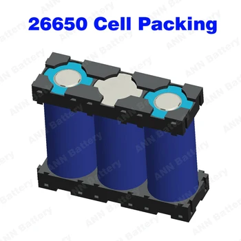 26650 suport de baterie (3P titular) Pentru 26650 cilindrice litiu și lifepo4 baterie diametru Gaura este de 26,3 mm sau 26,7 mm