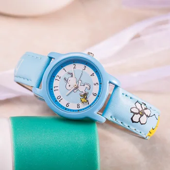 Snoopy copii ceas femei ceasuri casual Cuarț Ceasuri de mana ceasuri drăguț snoopy piele copii ceas cadou