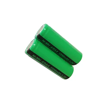 2 buc PKCELL 4/5AA 1300mah 1.2 v NIMH baterie reîncărcabilă 4/5 aa 14430 baterii plate de top non PCM industriale pvc ambalare