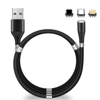 Magnetice de Stocare Cablu 3A Micro USB de încărcare Rapidă 3.0 Încărcare Rapidă Magnet USB TypeC Încărcător de Telefon Mobil Pentru iPhone 11 X Samsung