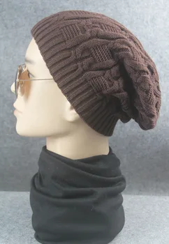 Nouă Femei Pălărie de Iarnă 2020 Moda Tricotate Pălării Largi, Supradimensionate Nepriceput poftă de mâncare Pălărie Cald Gros Capace de Mens Casual Tricot Capac Beanie