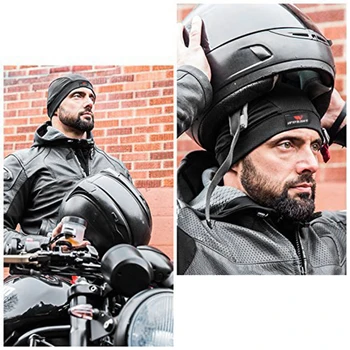 WOSAWE ochiurilor de Plasă Respirabil Mens Casca Motocicleta Interior Capace Anti-Sudoare Pălărie Subțire de Curse Motocross de Schi Sub Casca Garnituri de Capace
