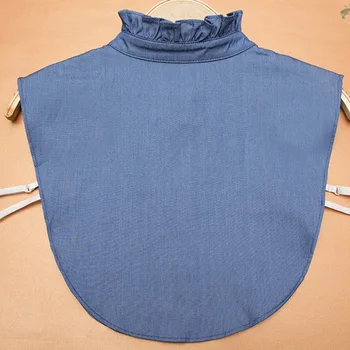 Detașabil Guler Fals Jumătate Tricou Bluze Peter pan dantelă guler fals bluză Albă, o Jumătate de Cămașă Detasabila Collier femme