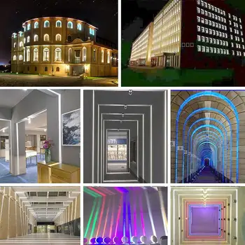 300-gradul Deco corpuri de iluminat cu LED fereastră îngustă de lumină 85-265V moderne lumina plafon pentru Expozitie/Coridor/Hol/Tunel