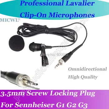 MICWL Lavaliera Wireless Rever Rotund Microfon Microfone pentru Sennheiser G1 G2 G3 Clip-On Mic Beltpack Sistem