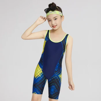 În 2020, cele mai Noi Costume de baie Sport pentru Copii si 3-15T-O singură Bucată de costume de Baie Copii Trainning Concurs de Inot Costum Fete Baieti Haine de Baie