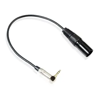 0,3 m Ecranat Cablu pentru Microfon TRS cablu jack 3.5 sex feminin să XLR de sex Masculin 3.5 mm Stereo Plug REXLIS