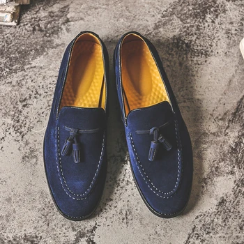 Yomior Vintage Italian Barbati Pantofi Din Piele Rochie Formale Mocasini Ciucure Business Casual Munca De Conducere Pantofi Flats Nunta