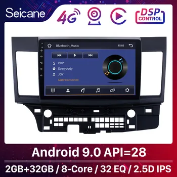 Seicane Android 9.0 8-core Pentru Mitsubishi Lancer-ex 2008 2009 2010 2011 2012 2013 10.1 inch GPS Auto Unitate Stereo Player