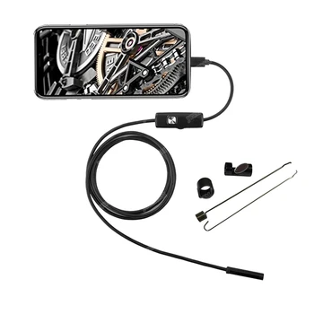 1M 2M Șarpe Sârmă 5.5 mm 7mmLens Endoscop USB aparat de Fotografiat PC/Android Borescope Camera de Inspecție Endoscop