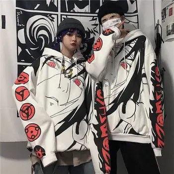Toamna Iarna Cupluri ins Hanorace Japonez Naruto Liber Casual Nou-Stil de Moda Streetwear Tricoul 2020 Nou Brand Topuri