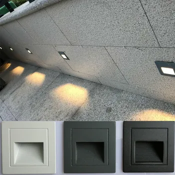 5W LED Subterane Lampa Îngropat Lampă Interioară în aer liber Lampa de Perete rezistent la apa IP65 Pas Scara de Lumină Pentru Decor Acasă AC 110V 220V