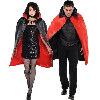 Adult Holloween Costume De Vampir Pelerine Cu Glugă Haine De Halloween Mantie Lungime Completă