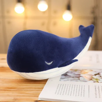 9.8 -33.5 INCH Super Moale Jucărie de Pluș Mare Animal Mare Balenă Albastră Moale Jucărie Animal de Pluș Jucărie Moale pentru Copii Cadou de Ziua de nastere