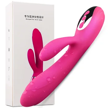 G Spot Iepure Penis artificial Vibratoare Orgasm Jucarii pentru Adulti USB de Încărcare Puternic Masturbari jucarii Sexuale pentru Femei Impermeabil adult Sex produs
