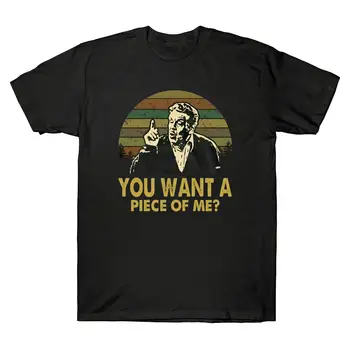 Vrei O Bucata din Mine Vintage pentru Bărbați T-Shirt Seinfeld Mici Lovituri Film Tee Black Tricouri Noua Moda Gotic Hip Hop Bărbați