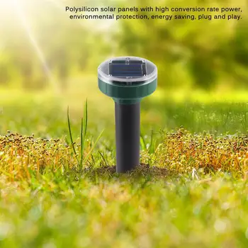 Energia Solară Rat Respingător Solar Cu Ultrasunete Pest Repeller Spike Gradina Dăunătorilor De Descurajare În Aer Liber, De Control Al Dăunătorilor Repellente Grădină Consumabile