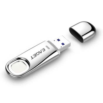 EAGET FU60 64GB 32GB de Mare viteză de Recunoaștere a Amprentelor digitale Criptate de Înaltă tehnologie Pen Drive-ul de Securitate de Memorie USB 3.0 Flash Drive