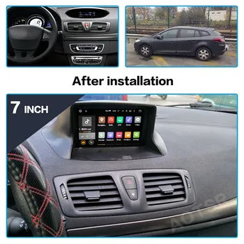 AOTSR Auto Radio Auto Android 10 Pentru Renault Megane 3 Fluence 2009 - Player Multimedia Stereo de Navigare GPS DSP AutoRadio