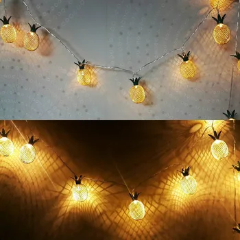 3M Fier de Ananas Lumina Siruri de caractere de 10 Ghirlande cu LED-uri Alimentat de la Baterie Ananas Lampa LED Petrecere de Vacanță Decoratiuni de Gradina Lumini de Basm