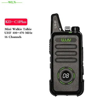 WLN KD-C1 Plus Mini Walkie Talkie UHF 400-470 MHz 5W Cu 16 Canale Două Fel de Radio upgrade viziune pentru KD-C1 KDC1plus