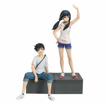 Anime Tenki Nu Ko Acțiune Figura Morishima Hodaka Figurina Amano Hina Statuie din PVC Modelul de Colectare Jucării, Cifre Cadouri Figur
