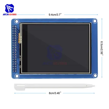 Diymore 3.2 inch 240x320 Panou Tactil TFT LCD Display Module cu Stylus Pen ILI9341 Driver pentru Arduino, Raspberry Pi