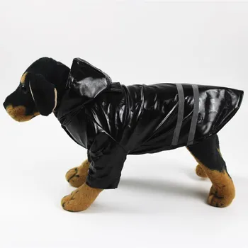 S-XL Animale de companie Câine Haine Impermeabile cu Glugă Benzi Reflectorizante Caini Haina de Ploaie Impermeabile Jachete în aer liber Respirabil Haine Pentru Catei
