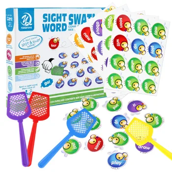 Swat o Priveliște Joc de Cuvinte Vizuale, Tactile, Auditive Precoce de Învățare Jucărie de Învățământ pentru Copii Homeschool Grădiniță Consumabile