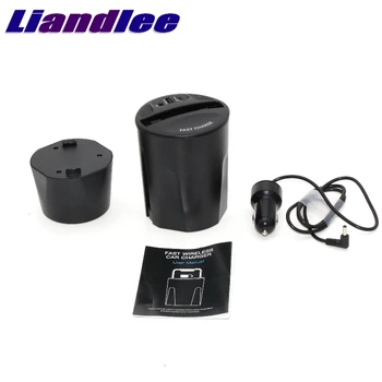 LiandLee Qi Masina Wireless de Încărcare Telefon Ceașcă Titularul Stil Încărcător Rapid Pentru Gama Pentru Rover LR RR Sport 1 2 Evoque Velar