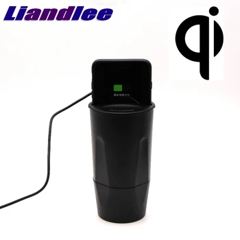 LiandLee Qi Masina Wireless de Încărcare Telefon Ceașcă Titularul Stil Încărcător Rapid Pentru Gama Pentru Rover LR RR Sport 1 2 Evoque Velar