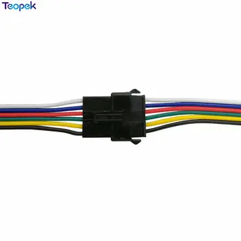 10 Perechi de 6 pini conectori JST de sex Masculin și de sex Feminin plug-and-socket conectarea SM Cablu de Sârmă pentru 6 Pin RGB CCT Benzi cu LED-uri