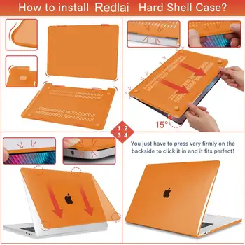 Cristal Netede din Plastic Hard Shell Caz pentru MacBook Air Pro Retina 11 12 13 15 16 inch 2020 A2337 A2179 A2251 A2289 A2338 Acoperi