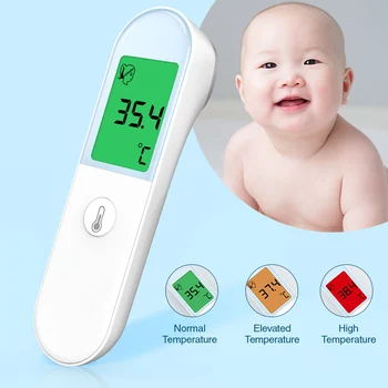 BOXYM Medicale LCD Digital cu Infraroșu Termometru Febră Pentru Copii si Adulti Termometro Frunte Non-Contact cu Laser Temperatura Corpului